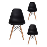 Cadeira De Jantar Charles Eames 3 Unidades