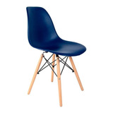 Cadeira De Jantar Empório Tiffany Eames Dsw Madera Estrutura De Cor Azul bic 1 Unidade