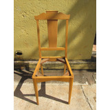 Cadeira De Madeira Antiga Usada Madeira