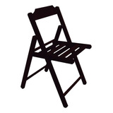 Cadeira De Madeira Dobrável Tramontina Lille Madeira Mista Cor Da Estrutura Da Cadeira Castanho Cor Do Assento Castanho Desenho Do Tecido Sem Tecido