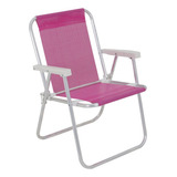 Cadeira De Praia Chacara Piscina Aluminio Resistente