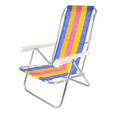 Cadeira De Praia Reclinável 8 Posições