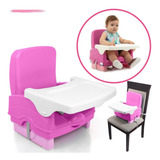 Cadeira De Refeição Portátil Bebe Infantil Smart Rosa Cosco