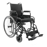 Cadeira De Rodas Aço Dobrável Até 120 Kg Assento 46 Cm D400 Dellamed
