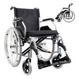 Cadeira De Rodas Alumínio Dobrável Até 120kg Leve E Robusta