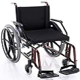 Cadeira De Rodas Conforto Elite 002 Cor Vinho Assento 44cm Prolife