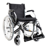 Cadeira De Rodas D600 Dellamed T44 Cinza Preta