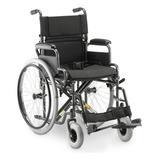 Cadeira De Rodas Dellamed Aço Carbono 120kg Dobrável Adulto