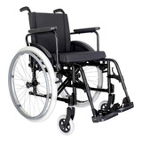 Cadeira De Rodas Dobrável Em X Modelo Ma3 Slim Ortomobil Cor Preto 44cm