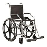 Cadeira De Rodas Dobrável Pneu Anti Furo Até 90kg