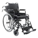 Cadeira De Rodas Em Aço Dobrável Até 120 Kg D400 Assento 44cm Dellamed