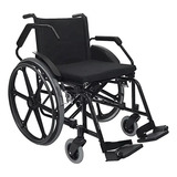 Cadeira De Rodas Obeso 150 Kg Poty Jaguaribe Preto 50 Cm Cor Preto 50 Cm