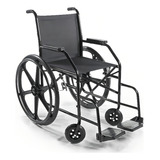 Cadeira De Rodas Pneus Maciços Prolife Cor Preto