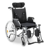 Cadeira De Rodas Reclinável Alumínio Dobrável D700 Dellamed Tamanho 40 Cm