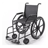 Cadeira De Rodas Simples Dobrável Pneu Inflável   Promoção 