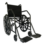 Cadeira De Rodas Simples Mm 22 Roda Nylon