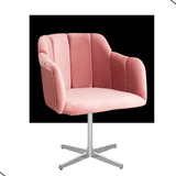 Cadeira Decorativa Para Mesa E Sala Jantar Giratória Ágata