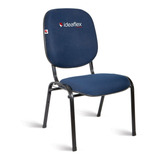 Cadeira Diretor Pé Palito Tecido Azul