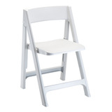 Cadeira Dobrável Branca Plástico Suporta 100kg Agraplast 1015 Cor Branco