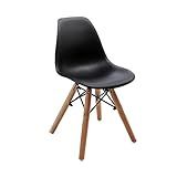 CADEIRA EAMES INFANTIL DSW MADEIRA CX 1 PP PRETO
