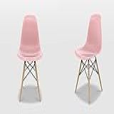 CADEIRA EAMES INFANTIL DSW MADEIRA CX 2 PP ROSA