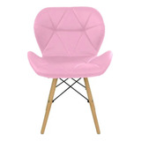 Cadeira Eiffel Slim Rosa Moderna Penteadeira Home Office