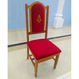 Cadeira Em Madeira Maciça Para Templo