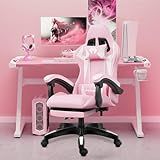 Cadeira Ergonomica Gamer  Rosa