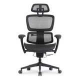 Cadeira Escritório Dt3 Office Series Azzera Black 14055 5 Cor Preto Material Do Estofamento Mesh