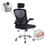 Cadeira Escritório Ergonômica Presidente Diretor Mesh Preto