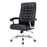 Cadeira Escritório Presidente Ergonômica Couro Sintético