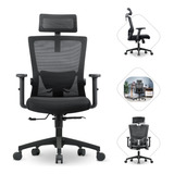 Cadeira Escritório Sala De Reunião Ergonômica Apoio Lombar