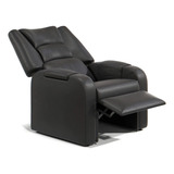 cadeira estilo poltrona papai mamae decor encosto reclinavel retratil descanso preto moveis