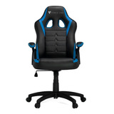 Cadeira Gamer Force One Essential Series Preta E Azul