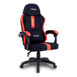 Cadeira Gamer Giratória Ergonômica Cor Preto E Vermelho Gt Mars Goldentec