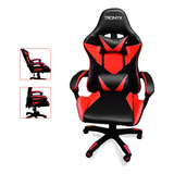 Cadeira Gamer Home Office Ergonômica   Tronyx Cor Vermelho Material Do Estofamento Couro Sintético