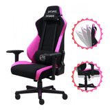 Cadeira Gamer Pcyes Almofadas Para Lombar Com Acento Largo