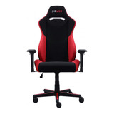 Cadeira Gamer Reclinável Estofada Com Regulagem Vermelho
