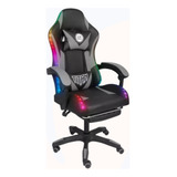 Cadeira Gamer Rgb Led Controle Confortavel Giratoria 150kg