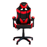 Cadeira Gamer Vermelha Comfort Pop Giratória