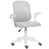 Cadeira Giratoria Diretor Best Colorida Tela Mesh Escritorio Cor Cinza