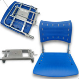 Cadeira Giratória Para Barco Azul