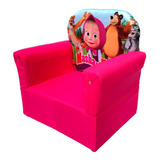 Cadeira Infantil Poltrona Sofa Sofazinho Puff Criança Masha
