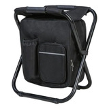 Cadeira Mochila Bolsa Térmica Dobrável Portátil 2 Em 1 Pesca