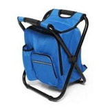 Cadeira Mochila Camping Portátil Dobrável Térmica Com Alça