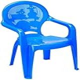 Cadeira Monobloco Com Braços Infantil Estampada Catty Tramontina Azul