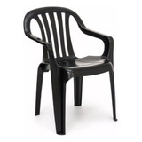 Cadeira Plastica Classic Rei Do Plastico Goyana 182kg Preta