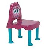 Cadeira Plástica Infantil Montável Monster Tramontina Rosa Azul