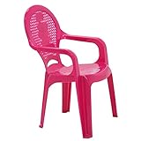 Cadeira Plástica Monobloco Com Braços Infantil