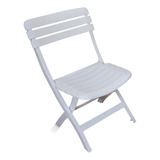 Cadeira Plástico Branca Dobrável Diamantina Antares